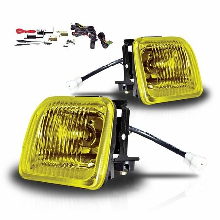 WINJET Fog Lights - Yellow - Wiring Kit Included CFWJ-0083-Y